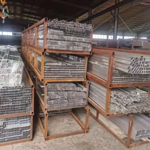 百叶窗铝材 1.0 0.8 1.2毫米铝合金方管工字型材 65mm 75 百叶片